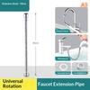 Water-saving Faucet Extender Stainless Steel for Bathroom Sink and Washbasin
