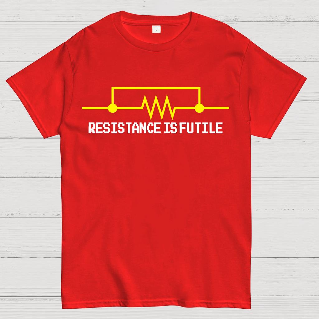 Resistance Is Futile Unisex 100% Cotton Summer Casual Cool Loose T-Shirt