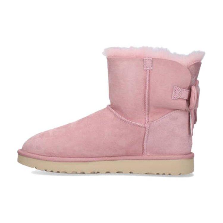 

UGG Классические короткие зимние сапоги с бантом женские сапоги розовые 1123635-SHLL