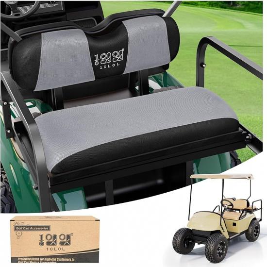 10L0L Universal Golf Cart Rear Seat Cover Dress UP Older Golf Cart Durable Breathable Material Fit Like a Glove for Yamaha EZGO and Club Car, Easy to