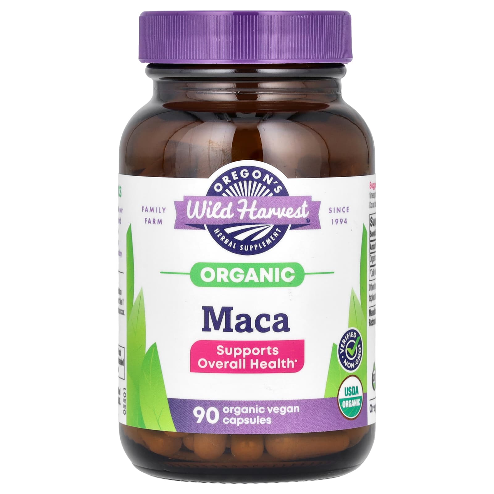 

Oregon s Wild Harvest, Organic Maca, 90 Organic Veggie Capsules