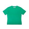 TRIMERE Logo Wappen Short Sleeve Round Knit Woman Green