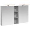 Bathroom Cabinet Set 3 Pcs 120 X 14.5 X 70 Cm Particleboard