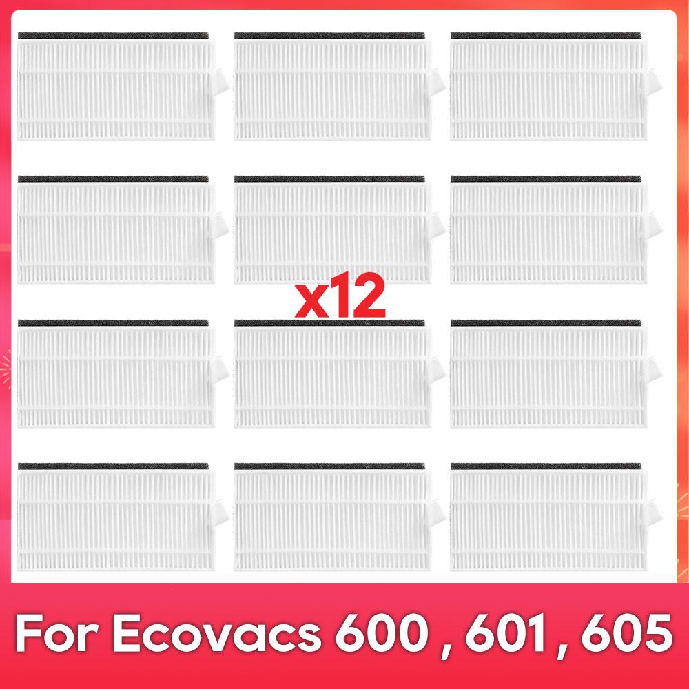 Fit For ( Ecovacs DEEBOT 600, DO3G, 601, 605 ) Robot Vacuums Roller Side Brush Cover Filter Replacement Spare Part Accessory