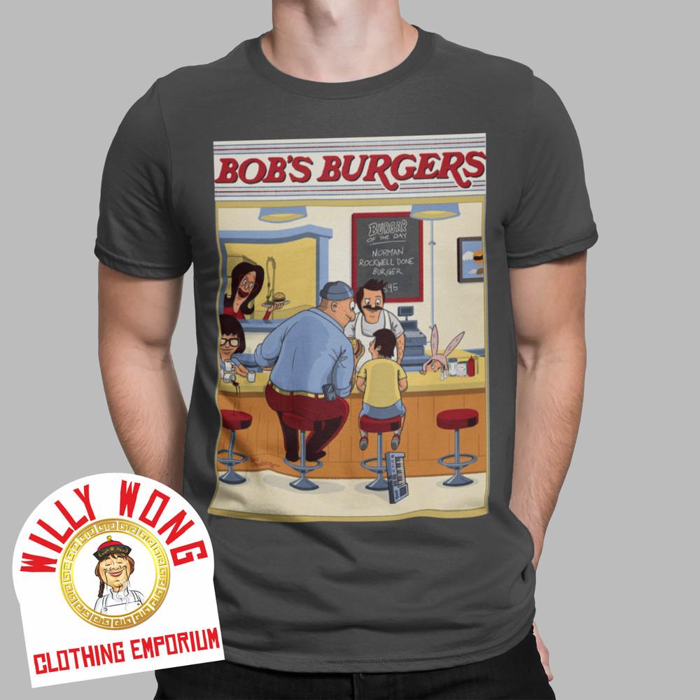 

Officially Licensed Bob BelcherBob039;s Burger T-Shirt Retro Classic Vintage Unisex T-Shirt XXXL