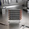 Compact Finned Air-Cooled Condenser Space-Saving Copper Tube Aluminum Fin