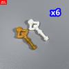 Non-Toxic Moc Bricks Skeleton Dragon Hilt Sword 4Cm Axe Lightning Action Figure Building Blocks Assemble Particles Children'S Toys