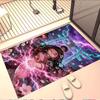 Demon Slayer Print Rug, Washable Floor Carpet, For Entryway Dorm Laundry Room Office Study, Home Decor Birthday Christmas Gift