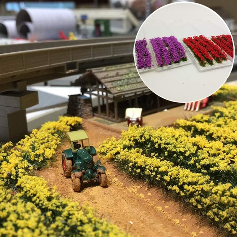 flower Materials for diorama Flower series pink Scenery collection glass model building model decoration landscape miniature garden model railway