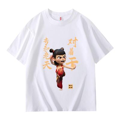 Anime Ne Zha 2 T-Shirt Cartoon T-Shirts für Männer T-Shirt Kleidung Nezha Merch Grafische T-Shirts