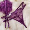 Dnika Purple Lace Push Up Bra Set Sexy Lingerie For Women
