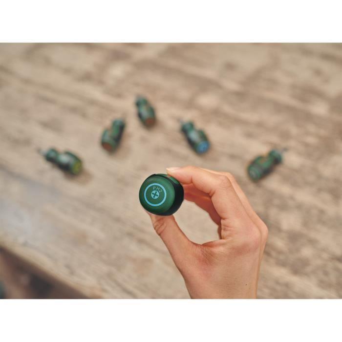 Bosch Set de 6 tournevis courts (pour endroits restreints ; PH/PZ/TX/Plat ; acier S2 ; couple élevé ; embout magnétique)