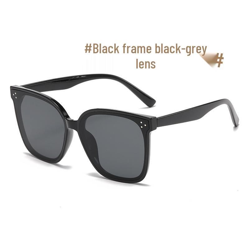 Trendy Large Frame Sunglasses – Unisex Celebrity Street Style with UV Protection