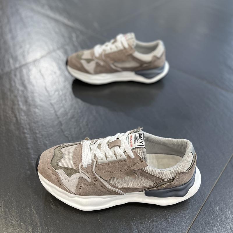 Men's 2024 Autumn/Winter Versatile Sneakers - Casual, Skate, Dad Shoes with Mesh and Soft Sole for Height Increase