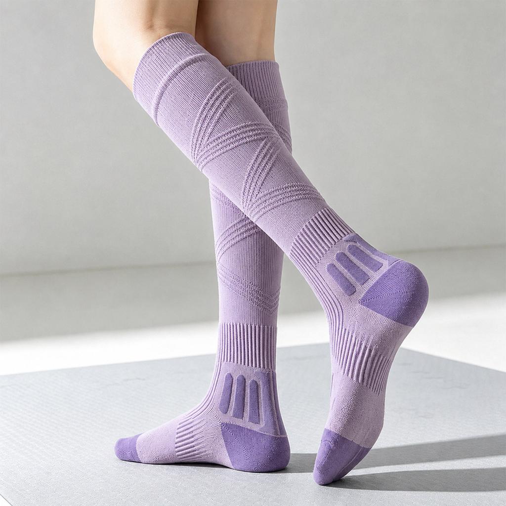 Women's Running Support Socks for Hiking and Travel – Compression Athletic Socks for Joggers and Sports Enthusiasts