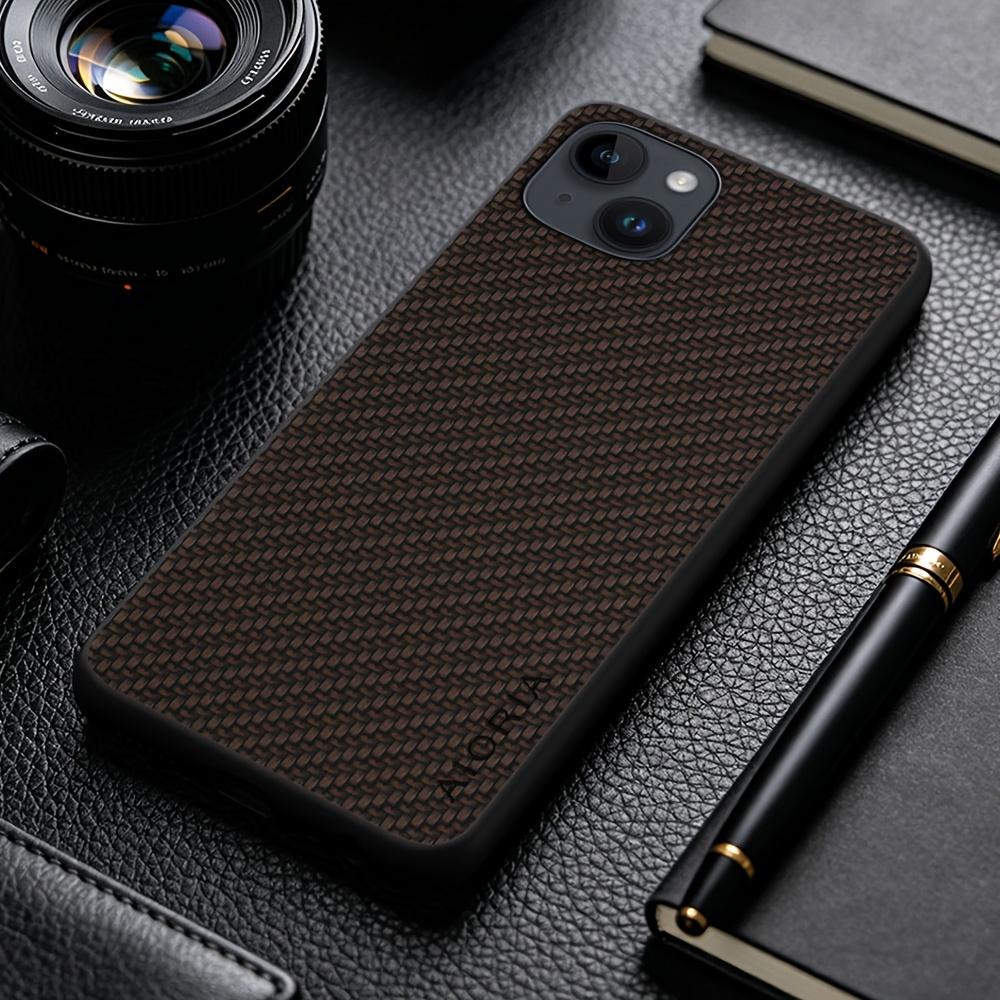 Phone Case: New Fashion Phone Case for iPhone 15 14 13 Pro Max Plus Business Casual Faux Synthetic Leather Phone Cover