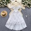 Sexy Off Shoulder Beach Dress Women Slim High Waist Summer Yellow Midi Dresses Elegant Ladies Elegant Party Dress