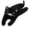 Cute Cat Doll Plush Toy Black Kitten Doll Children Soothing Rag Doll Birthday Gift