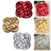 Woven Knotted Throw Pillow Solid Color Design High Elastic Friendly to Skin Chinese Knotting Office Sofa Bed Cushion Pillow Decor