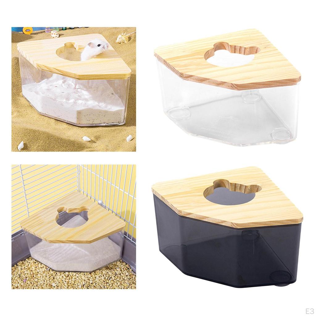 Hamster Bad Toilet Badewanne Haustier Badezimmer Niedliche Form Habitat Dekor Becken Sandbehälter für