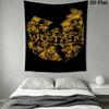Tang Clan Wall Tapestry Aesthetic Wall Hanging Printed Fabric Blanket Decorative Tapestries for Bedroom Living Room Home Decor