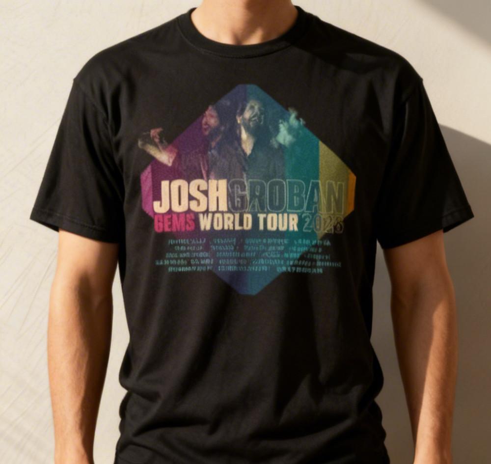 

Josh Groban The Gems World Tour Black T Shirt Size S5XL NWT Unisex T-Shirt M