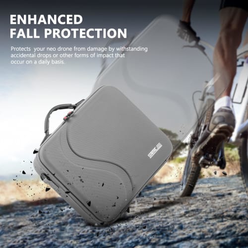 STARTRC DJI Neo Case, Storage Case for Drone Neo Fly More Combo, Waterproof Shoulder Bag, RC-N3/N2 Accessory Organizer, Portable Travel Case, 3 Batter
