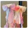 Children's Hair Accessories Pearl Tassels Bows Ribbons Braided Hairpins Headdresses Summer Girls Princess Hairpins