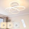 NETTLIFE Nettlife LED Ceiling Light Hallway 36 Cm Dimmable Butterfly Remote Control