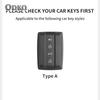 PU Leather Car Key Case Cover Fob For  Tank 300 Tank 500 Keyless Protective Shell Holder Keychain Accessories