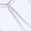 Fashionable Crystal Tassels Design Shoulder Necklace for Ladies Jewelry for Bridesmaids Formal Event and Night Out