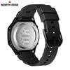 NORTH EDGE MERCURY Men's Military Digital Watch Stopwatch Waterproof 50M Sports Watches World Time