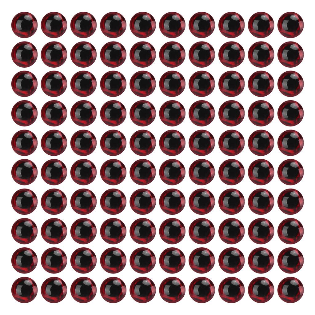 100 Stück Künstliche Fischaugen Oval 3D Falsche Fischköder-Augen Aufkleber für Köder Angelzubehör