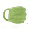 Marvel Hulk Keramische Mok, Grote Capaciteit Koffie , Theekop met Groen Vuist Ontwerp, Perfect voor Kerstmis , Halloween Decoratie