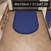 Solid Color Flannel Entrance Mat Large Size Shoe Bench Foot Pad Entry Foot Wipe Water Absorbent Cushion Study Carpet