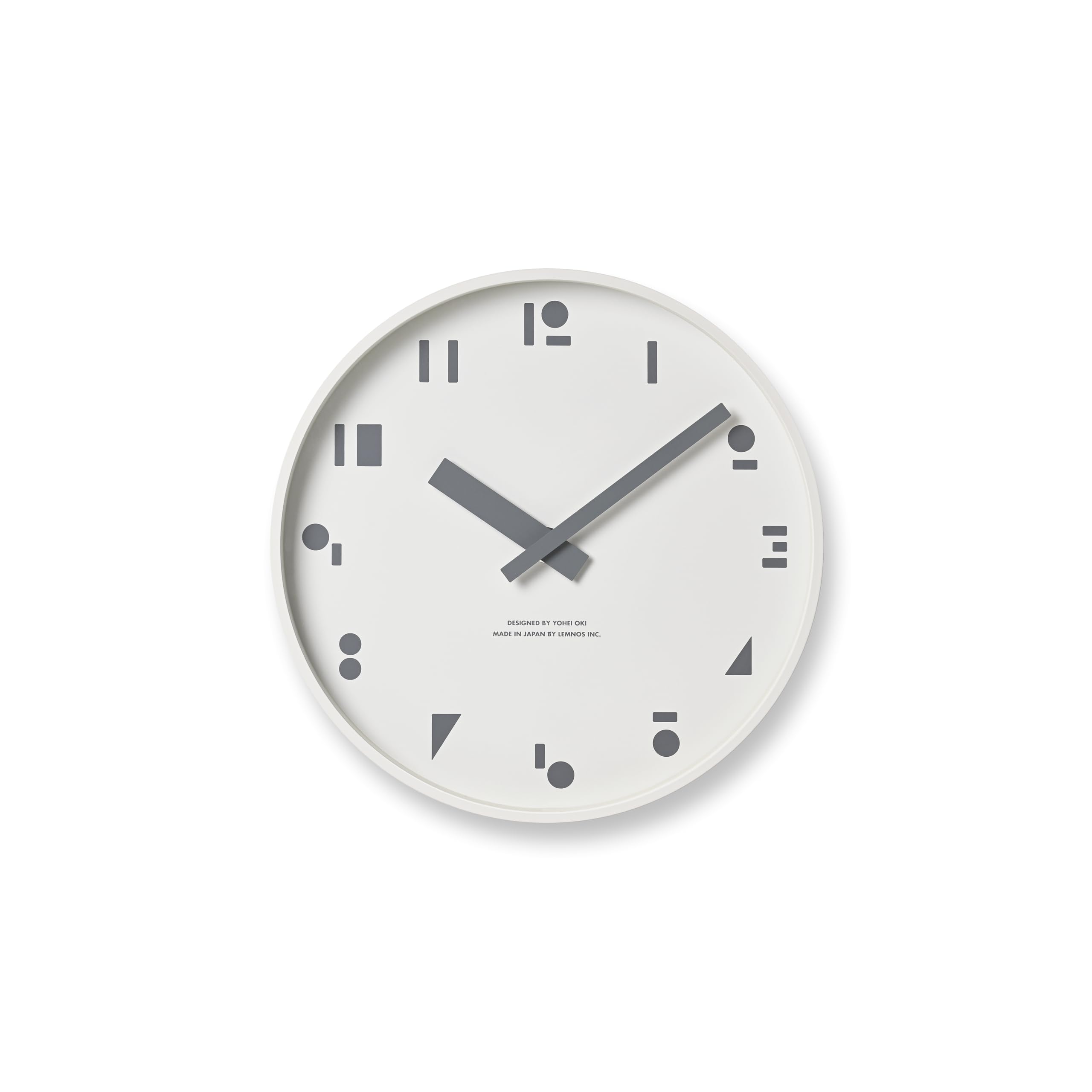 

Lemnos Wall Clock, Analog Quartz Clock, MSS, White, M,S,S. SYO21-04 WH, Diameter 20cm, Thickness 4cm