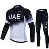 Team Cycling Suit Long-sleeved Suit Men's Spring, Summer and Autumn Road Cycling Suit 2026 Autumn Velvet Thin Cycling Suit