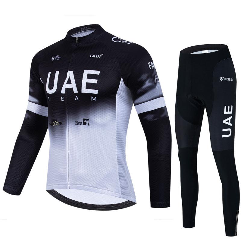 Team Cycling Suit Long-sleeved Suit Men's Spring, Summer and Autumn Road Cycling Suit 2026 Autumn Velvet Thin Cycling Suit