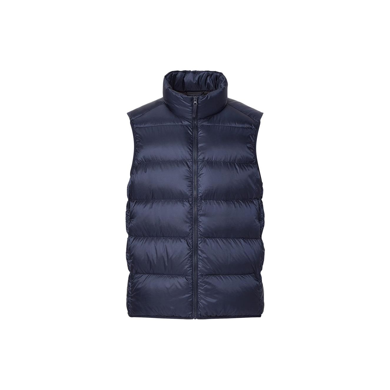 UNIQLO Solid Color Stand Collar Sleeveless