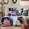 S-Steven AnimeUniverse Pillow Case Anti-dustmite Pillowcase Invisible zipper silky Sofa cushion cover