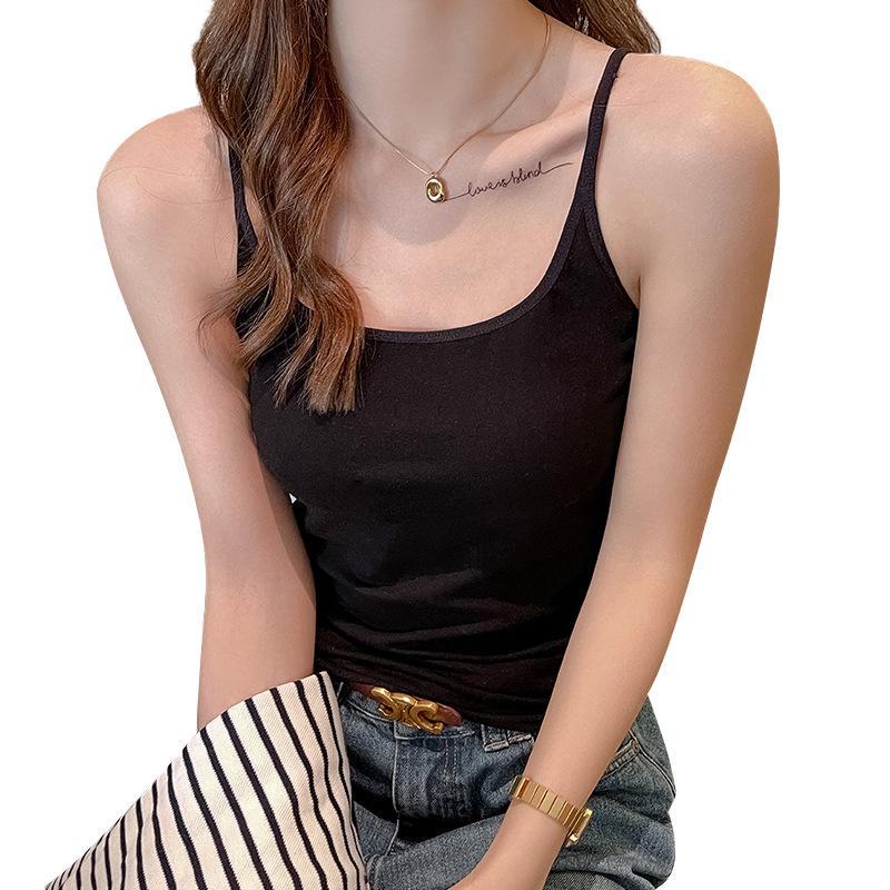 Women's Thick Warm Camisole Vest with Slimming Chest Pad & Velvet