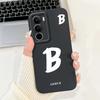 For Realme C71 2025 Case RMX5303 Cover Cute Lucky Initial Letters Soft Silicone Lens Protective Covers For RealmeC71 C 71 Bumper