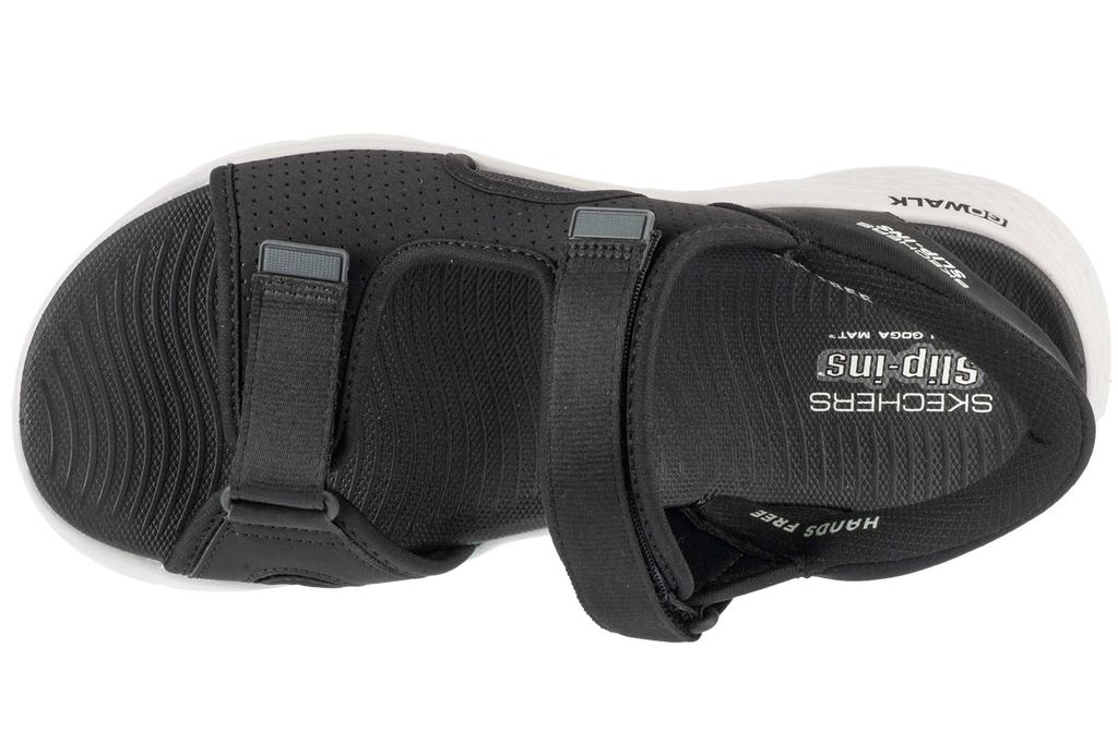 Skechers Slip-Ins: Go Walk Flex Sandal - Easy Entry, Mens black Sandals