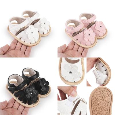 Soft Sole Summer Sandals for 0-1 Year Old Baby Girls