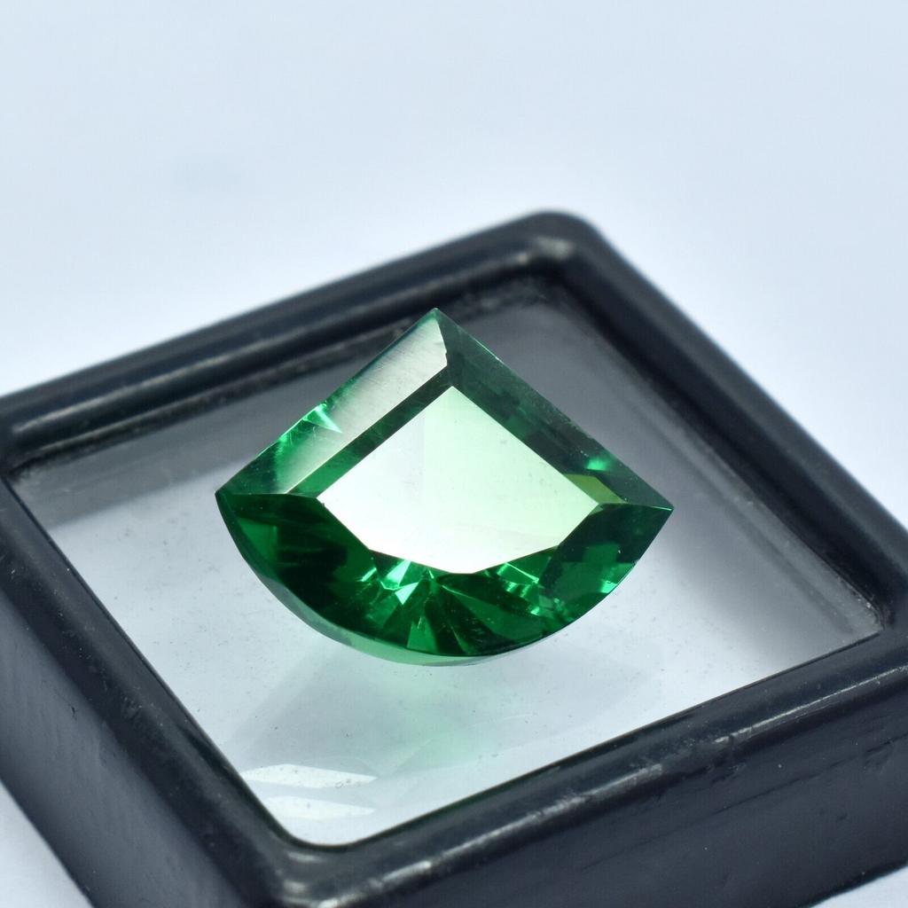 Ring Size Green Tourmaline NATURAL 10.30 Ct Fancy Cut Loose Gemstone CERTIFIED SAW-5