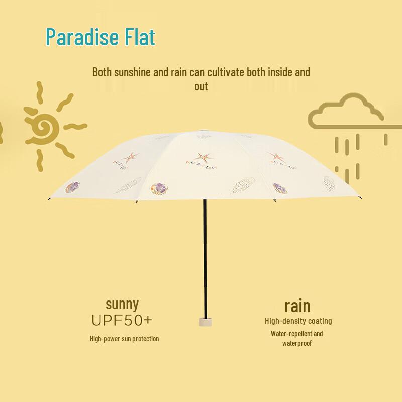 Paradise Portable UV Protection Folding Umbrella