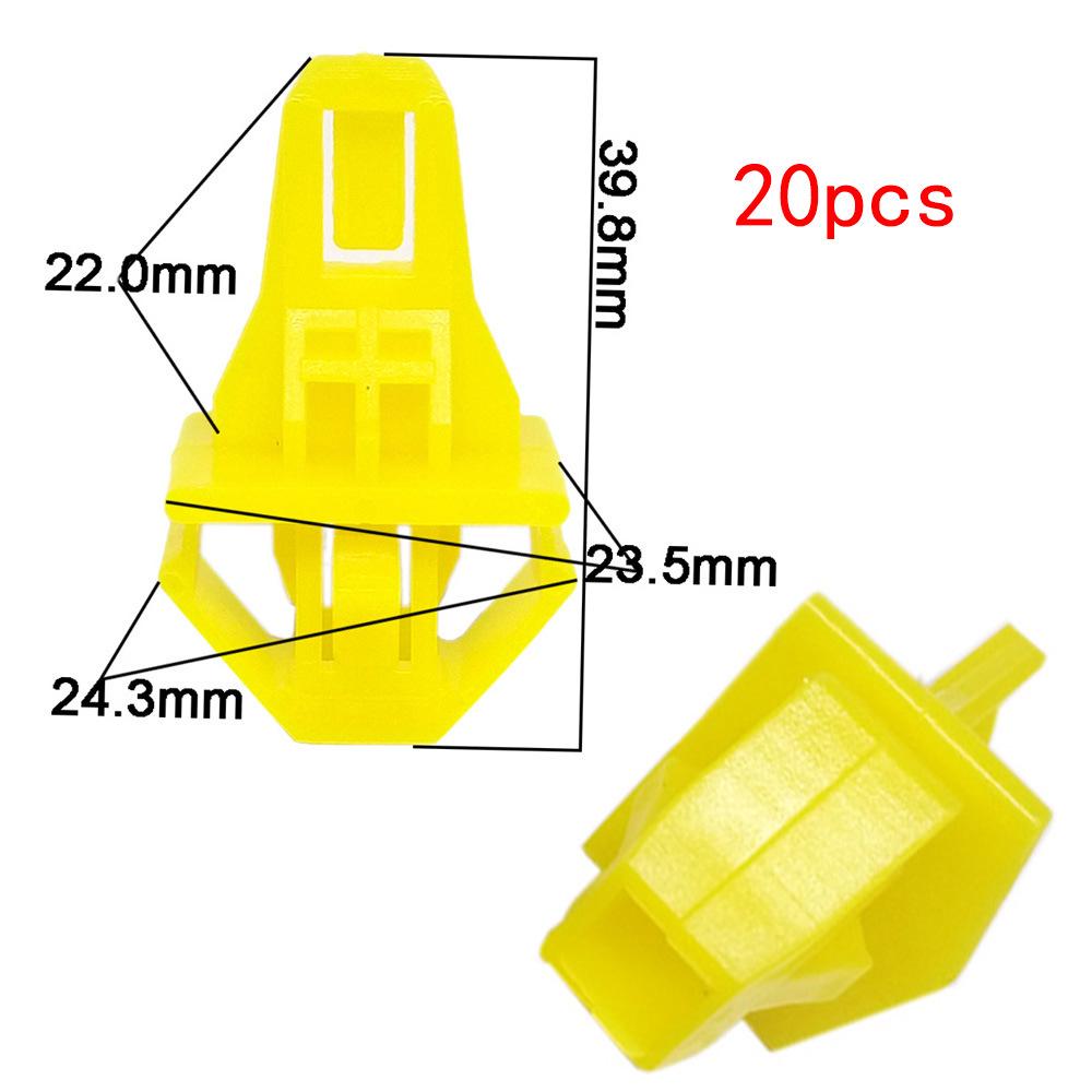 Honda Grille Clips: 20PCS for Accord, Civic, Fit, CRV, Odyssey Polarlander