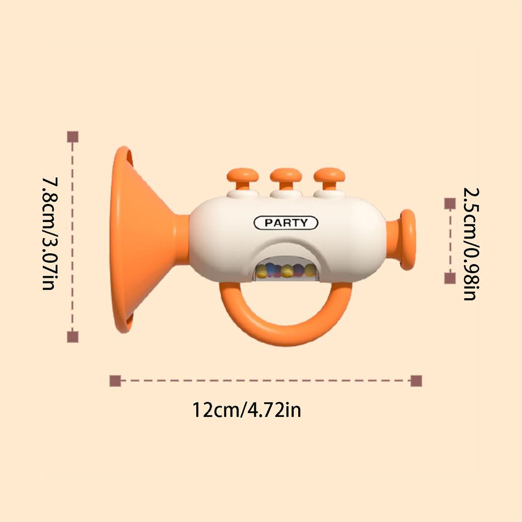 Children'S Mini Trumpet Toy, Baby Can Whistle, Instrument, Harmonica Can Play, Puzzle Early Education