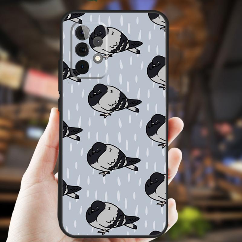 Pigeons Doves Bird Birds Flock Case For Samsung Galaxy A26 A54 A14 A36 A16 A33 A56 A15 A55 A53 A35 A22 A32 A52 A34 A05 A06