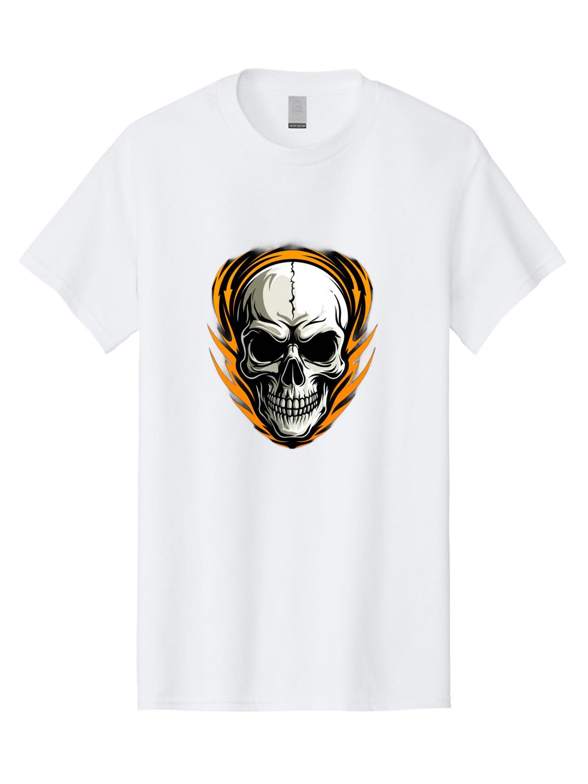 Skull Mens Graphic Tee, 100% Cotton, Casual Summer Wear S